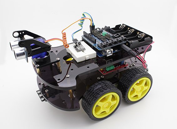 4WD-Ultrasonic-Robot-Kit