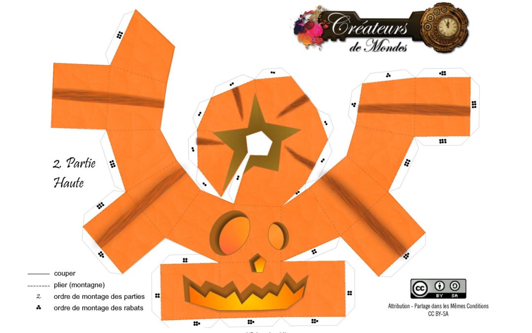 Projet Papercraft pour Halloween avec Pepakura Designer